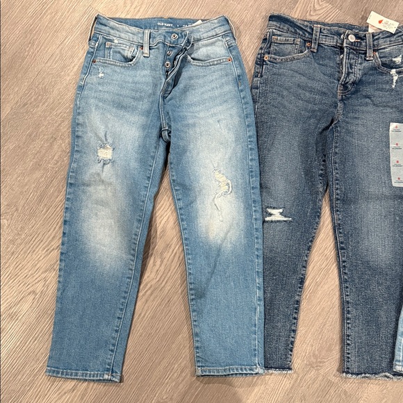 Old Navy Blue Denim Jeans for girls size 8 - Picture 2 of 6